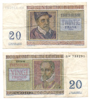 + BELGIQUE + 20  FRANCS 1956 - Altri & Non Classificati