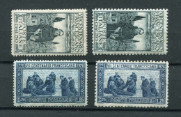 Delcampe - !!! ITALIE, N°187, 190 + 187 A ET 190 A (DENTELES 13 1/2) NEUFS * - Neufs