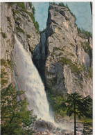 Delcampe - CARTOLINA  CANALE D' AGORDO BELLUNO VENETO VALLE DI GARES CASCATA DELLE COMELLE M. 1554 VIAGGIATA 1982    X10 - Belluno