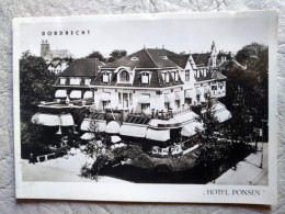Delcampe - OLD ORIGINAL POSTCARD. Unique Images Of The Beautiful Hotel Ponsen In The City Of Dordrecht, Holland..... - Hotels & Gaststätten