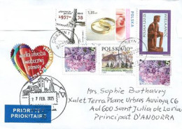 Great Polish Christmas Charity Orchestra (Wielka Orkiestra Świątecznej Pomocy), Letter 2025 To Andorra - Briefe U. Dokumente