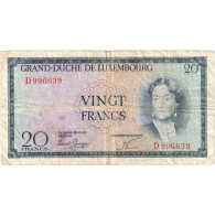 Luxembourg, 20 Francs, TB+ - Luxembourg