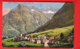 ZZS-21 Simplon Dorf  Le Village. Gelaufen 1914 N. Isère France.  Photoglob 4854 - Simplon