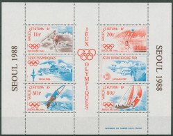 Wallis Und Futuna 1988 Olympische Spiele Seoul Block 3 Postfrisch (C40130) - Blocs-feuillets