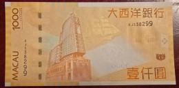 Macau 1000 Patacas P84d [2017] UNC - Macau