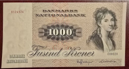 Denmark 1000 Kroner P53d [1980] UNC - Denmark