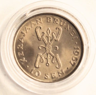 BRUNEI -  10 Sen 1967, KM# 6 (#7707) - Brunei
