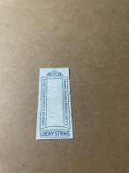 Lucky Strike Tobacco Tax Stamp - Other & Unclassified