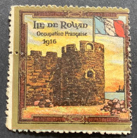 ILE DE ROUAD OCCUPATION FRANÇAISE 1915 Vignette De Propagande Guerre 1914-18 (Syrie Syria WW1 Erinnophilie Poster Stamp - Neufs