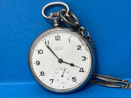 ARSA:OROLOGIO DA TASCA A CARICA MANUALE-FS-FERROVIE DELLO STATO-FUNZIONANTE - Other & Unclassified