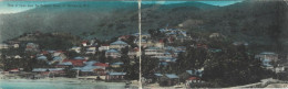 Delcampe - VIRGIN ISLANDS : View Of Town From De Beltjen's Road, St-THOMAS, D. W. I. Diptique Des Iles Vierges Américaines. - Amerikaanse Maagdeneilanden