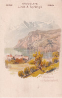 SUISSE(BRUNNEN) PUBLICITE CHOCOLAT LINDT - Ingenbohl