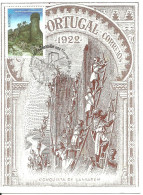 31467 Carte Maximum - Portugal - 850 Anos Conquista Santarém Aos Mouros - Castelo Chateau Castle - Maximum Cards & Covers