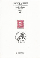 Blackprint PTM 3 Czech Republic Post Museum Anniversary 1995 Masaryk - Engravings