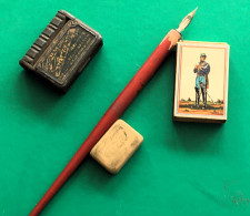 2 Boite De Plumes Sergent Major Ou Similaire + 1 Porte-plume En Bois +1 Gomme JM Pailard -Bureau école & Objets Liés - Pens