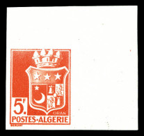 ** N°197Ab, 5f Rouge-orange (sans Surcharge), Non Dentelé Cdf, SUP (signé Brun/certificat)  Qualité: **  Cote: 600 Euros - Unused Stamps