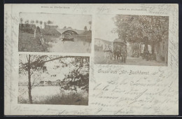 AK Alt-Buchhorst, Gasthof, Brücke Und Möllensee - Brück