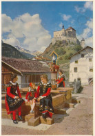 CARTOLINA   SCUOL-TARASP-VULPERA M. 1250 GRIGIONI SVIZZERA DAS ALPINE HEILBAD-STATION THERMALE DES ALPES NON VIAGGIATA - Tarasp