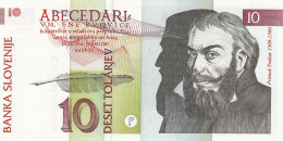 Eslovénia, (49), 10 Tolarjev De 1992, P. 11, UNC - Slovenia