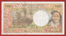 Polynésie Française / Tahiti - 1000 F CFP / Y.050 / 2012 - Usagé / TB - French Pacific Territories (1992-...)