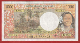 Polynésie Française / Tahiti - 1000 F CFP / E.053 / 2013 - Usagé / TTB - French Pacific Territories (1992-...)