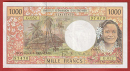 Polynésie Française / Tahiti - 1000 F CFP / G.052 / 2012 - Usagé / TTB+ - French Pacific Territories (1992-...)