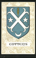 AK Cottens, Wappen - Cottens