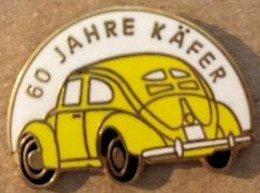 COCCINELLE JAUNE - VW - 60 JAHRE KÄFER - VOITURE - CAR - AUTOMOBILES - 60 ANS - MACCHINA - (25) - Volkswagen