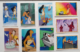 Lot 9 Cartes Panini Disney Pocahontas - Disney