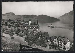 AK Beckenried, Teilansicht Mit Kirche - Beckenried
