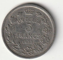 BELGIO 1933 5 (MDG103.12 - 5 Francs & 1 Belga