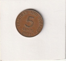 TRINIDAD TOBAGO 1971 5 CENTS (MDG96.20 - Trinidad & Tobago