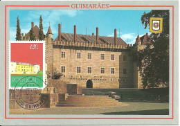 31474 Carte Maximum - Portugal - Guimarães - Paços Dos Duques De Bragança - Palais Palace - Maximum Cards & Covers