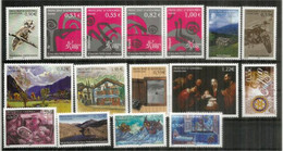 Delcampe - Année Complète 2005. 16 T-p Neufs **  (vendu En-dessous Valeur Faciale)  Avec T-p Rapace &  Bande Jeux Sportifs - Volledige Jaargang