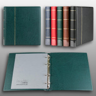 Prophila Collection Album A5 Standard-Ringbinder Für Münzen Banknoten Postkarten ETB (grün) - Formato Grande, Sfondo Nero