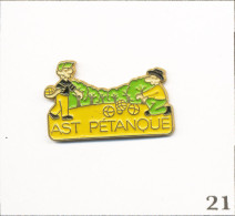 Pin's Sport - Pétanque / Club AST De La Teste De Buch (33). Estampillé ID Action. Métal Peint. T1061-21 - Volleybal
