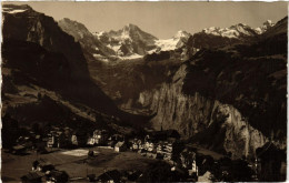 Delcampe - CPA WENGEN Grosshorn-Breithorn SWITZERLAND (704431) - Wengen