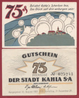 Allemagne --75 Pf -Stadt  Khala  Dans L 'état (46) - Collections