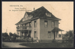 CPA Brumath /Els., Neuer Pavillon Im Auguste-Victoria-Hospital - Brumath