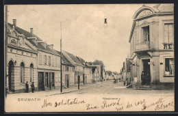 CPA Brumath, Weststrasse, Restaurant Au Lion D`Or, Haus Zur Hose - Brumath