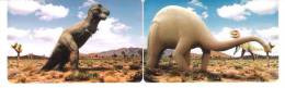 Germany - 2 Card Puzzle - Puzzles - Dinosaurier - Saurier - Tyrannosaurus Rex - Dinosaur - Dinosaurs - Saur - Puzzles