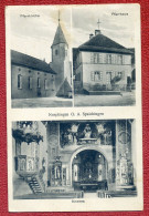 AK - NUSPLINGEN O. A. Spaichingen - Pfarrkirche - Pfarrhaus - Inneres - Cachet "Poste Aux Armées" - Tübingen