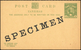 1897, Sansibar, P 7 SP, Brief - Zanzibar (1963-1968)
