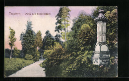 AK Teuchern, Motiv An Dem Friedenspark - Teuchern