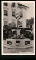 AK Solothurn, Totalansicht D. Dornacherbrunnen - Dornach