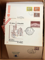 Kb 350 Db Osztrák FDC Az 1986-2000 Közötti Időszakból, Dobozban - Other & Unclassified