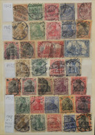**, *, O Németország 1875-1985 15 Lapos Közepes Berakóban: Deutsches Reich 250 Db Bélyeg Tartományok 37 Db Bélyeg NDK 48 - Other & Unclassified