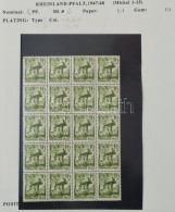 ** Németország Szövetségi Megszállás Vegyes Szovjet, Francia Zóna Bélyegek Az 1945-1948 Közötti Időszakból, Benne 1 Db F - Other & Unclassified