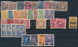 (*), *, O Ausztria 1910-1920 33 Db Hírlap és Portó Bélyeg Stecklapon - Other & Unclassified