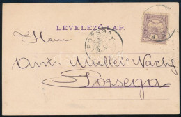 1900 Előnyomott Céges Levelezőlap (Franz Breuer) Barcstelepről Pozegára - Other & Unclassified
